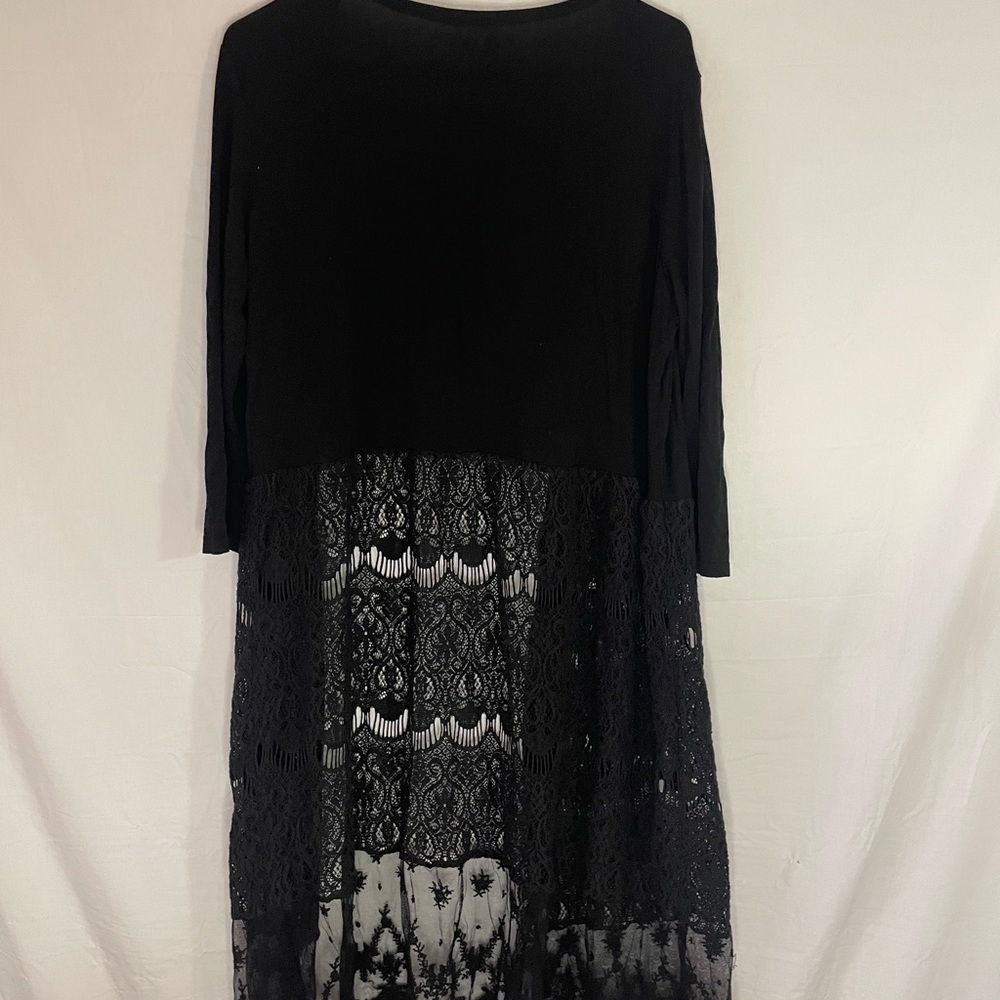 Crazy Train Black lace cardigan - Picture 4 of 6